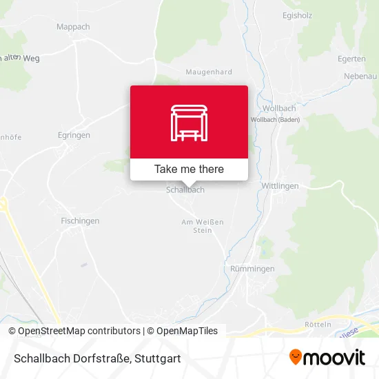 Карта Schallbach Dorfstraße