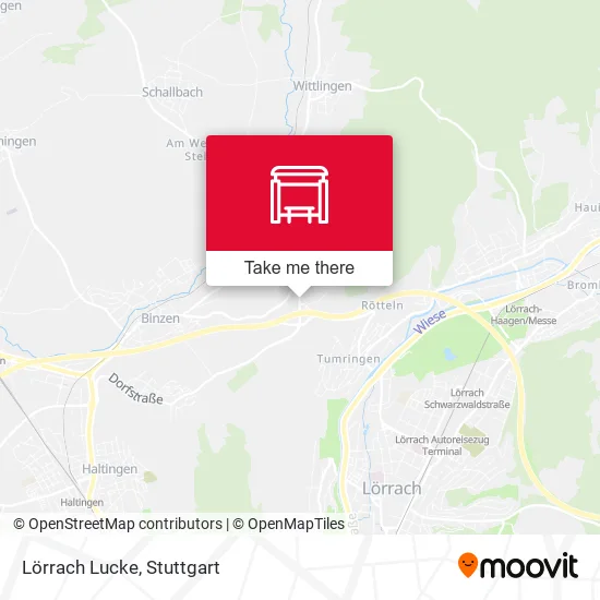 Карта Lörrach Lucke