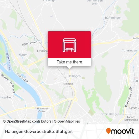 Haltingen Gewerbestraße map