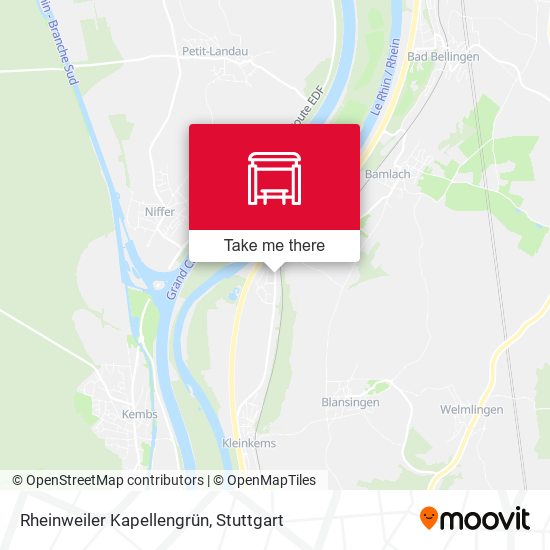 Карта Rheinweiler Kapellengrün