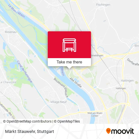 Карта Märkt Stauwehr
