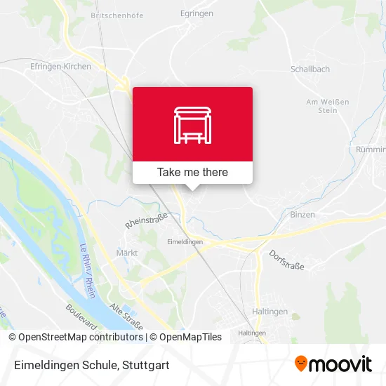 Карта Eimeldingen Schule