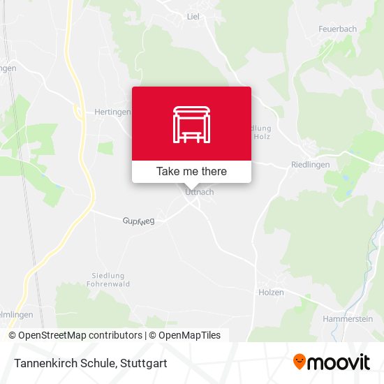 Tannenkirch Schule map