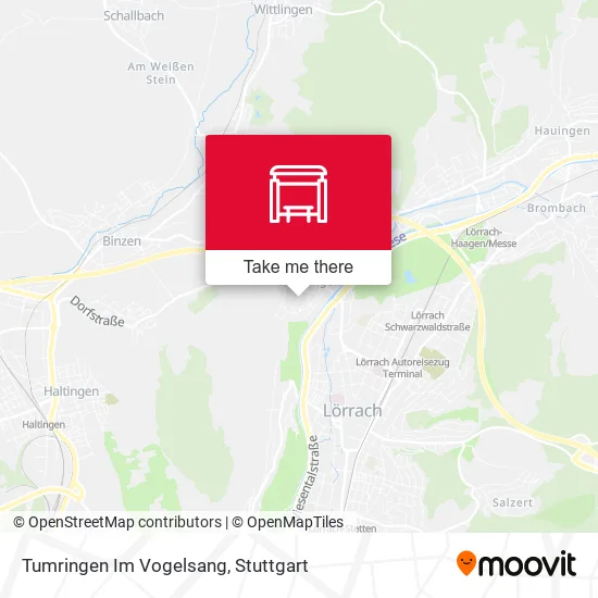 Карта Tumringen Im Vogelsang