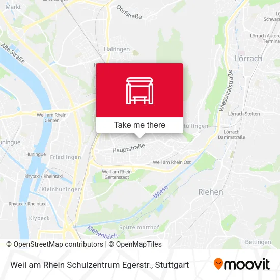Карта Weil am Rhein Schulzentrum Egerstr.
