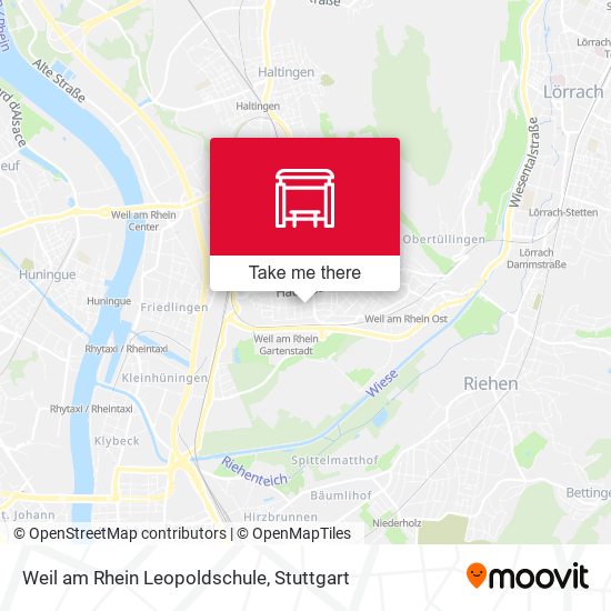 Карта Weil am Rhein Leopoldschule