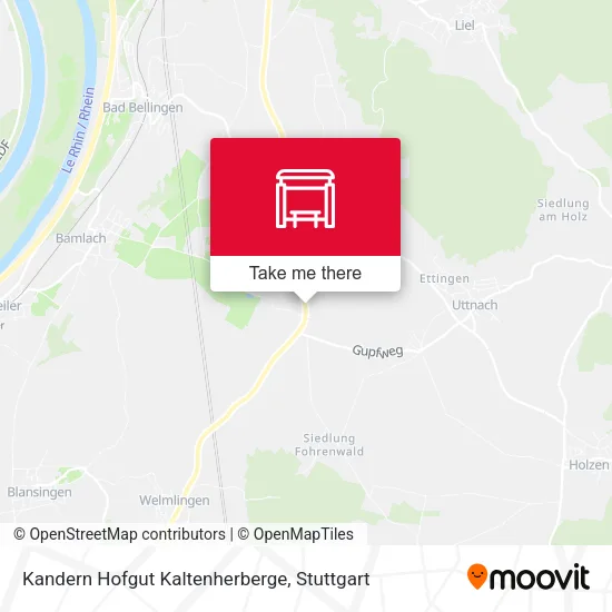 Карта Kandern Hofgut Kaltenherberge