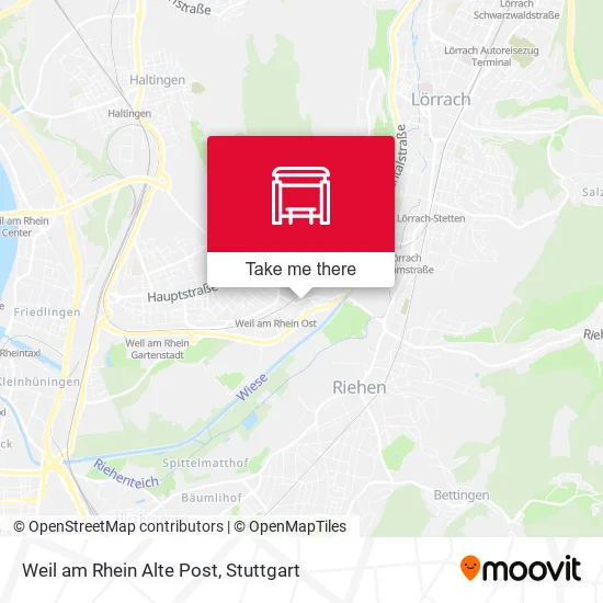 Карта Weil am Rhein Alte Post