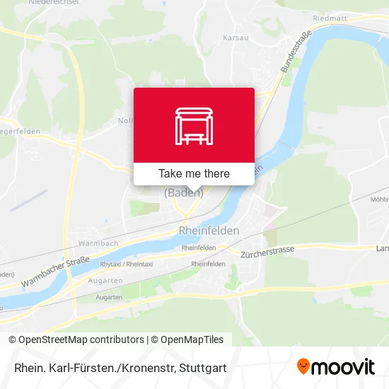 Карта Rhein. Karl-Fürsten./Kronenstr