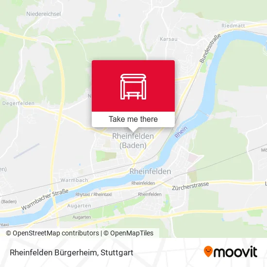 Rheinfelden Bürgerheim map