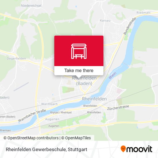 Rheinfelden Gewerbeschule map