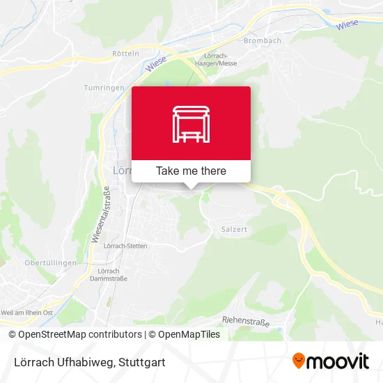 Карта Lörrach Ufhabiweg