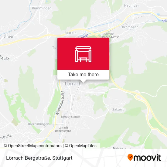 Карта Lörrach Bergstraße