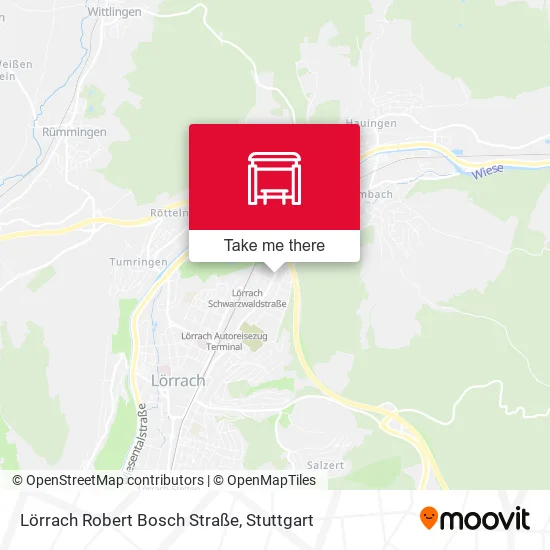 Карта Lörrach Robert Bosch Straße