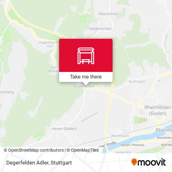 Degerfelden Adler map