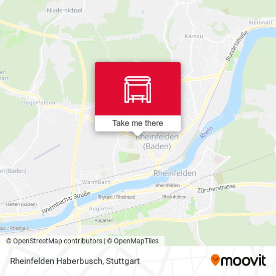 Rheinfelden Haberbusch map