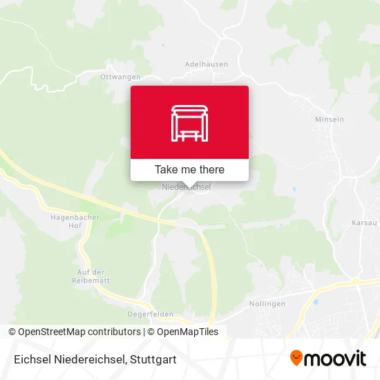 Карта Eichsel Niedereichsel