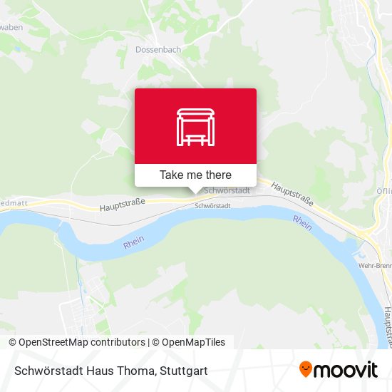 Schwörstadt Haus Thoma map