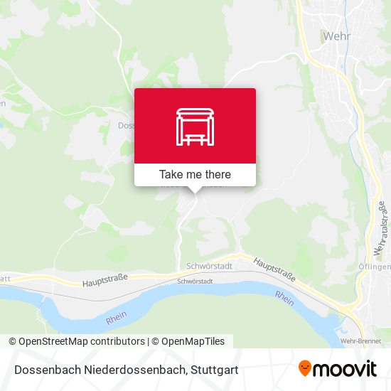 Карта Dossenbach Niederdossenbach