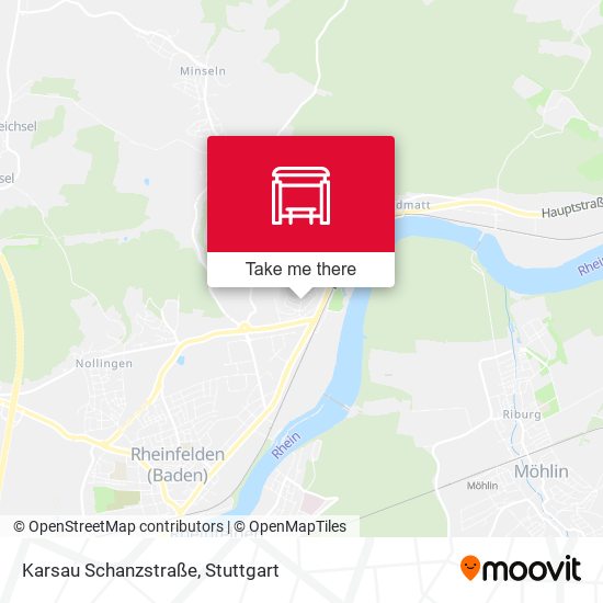Karsau Schanzstraße map
