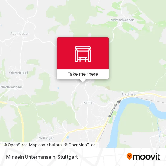 Minseln Unterminseln map