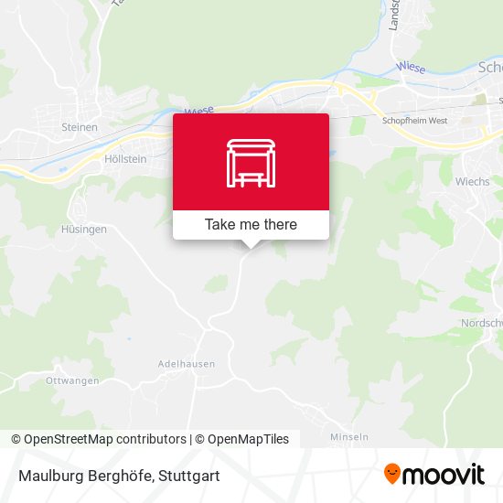 Maulburg Berghöfe map