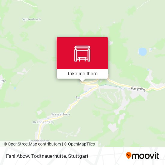 Fahl Abzw. Todtnauerhütte map