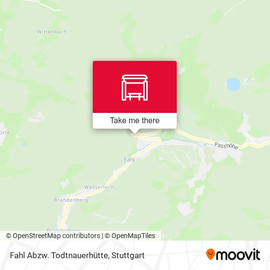 Карта Fahl Abzw. Todtnauerhütte