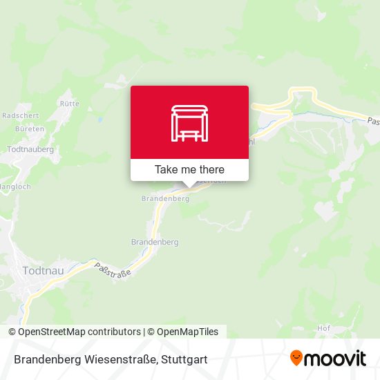 Brandenberg Wiesenstraße map