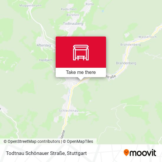 Todtnau Schönauer Straße map