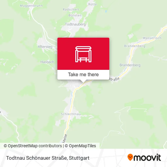 Карта Todtnau Schönauer Straße