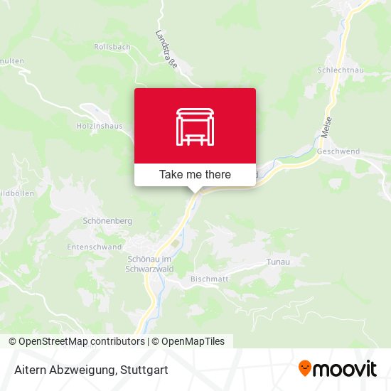 Карта Aitern Abzweigung