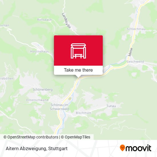 Карта Aitern Abzweigung