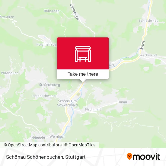 Schönau Schönenbuchen map