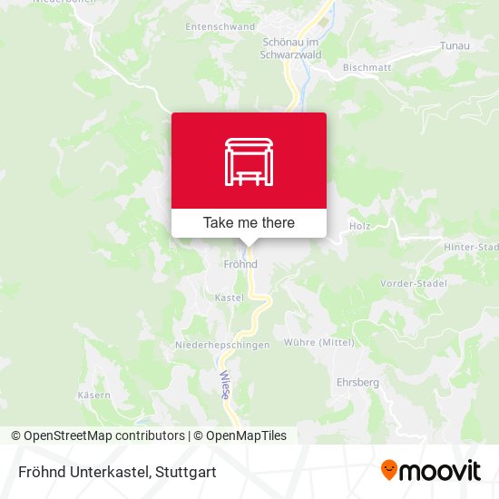 Fröhnd Unterkastel map