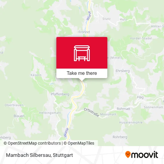 Карта Mambach Silbersau