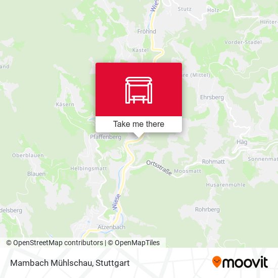 Карта Mambach Mühlschau