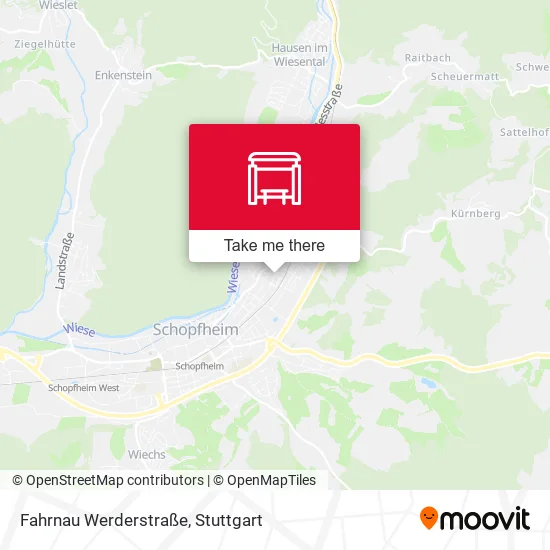 Карта Fahrnau Werderstraße