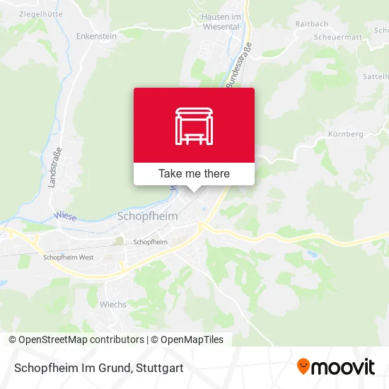 Карта Schopfheim Im Grund