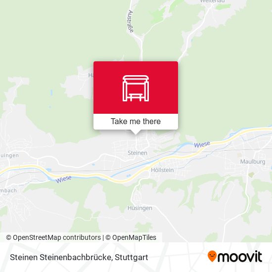 Steinen Steinenbachbrücke map
