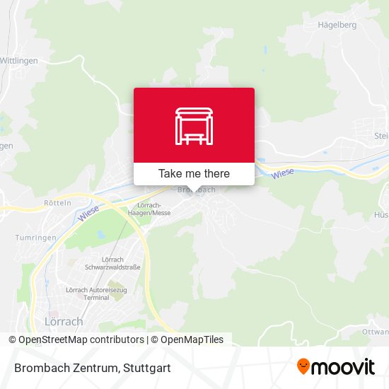 Brombach Zentrum map