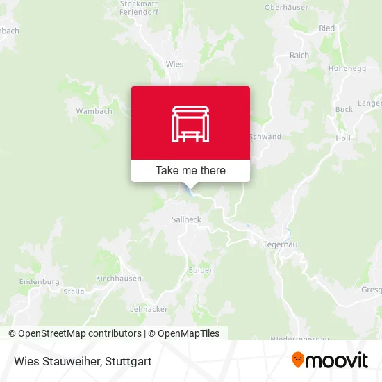 Карта Wies Stauweiher