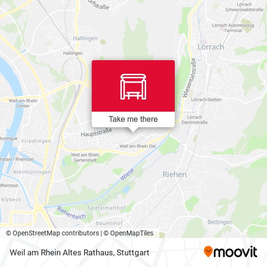 Карта Weil am Rhein Altes Rathaus