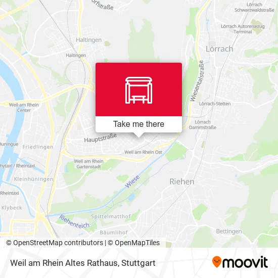 Карта Weil am Rhein Altes Rathaus