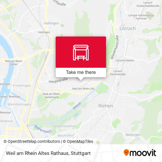 Карта Weil am Rhein Altes Rathaus
