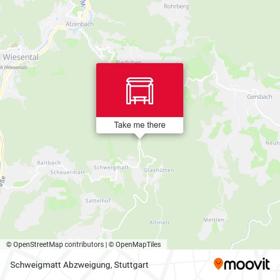 Карта Schweigmatt Abzweigung