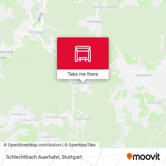 Schlechtbach Auerhahn map