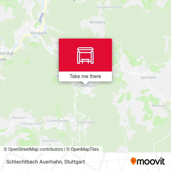 Schlechtbach Auerhahn map