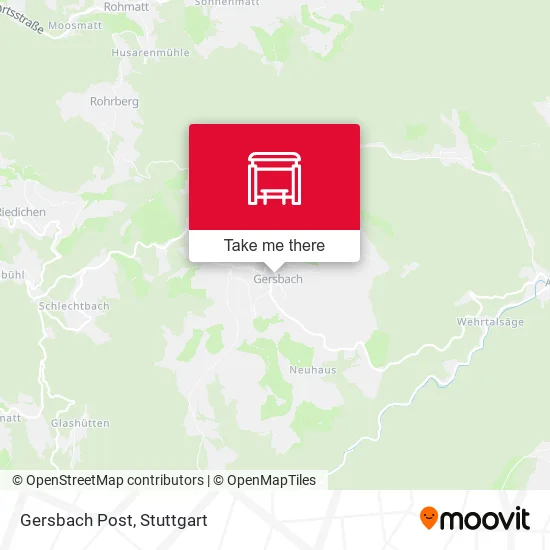 Карта Gersbach Post
