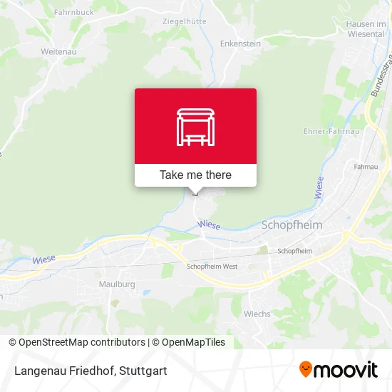 Карта Langenau Friedhof